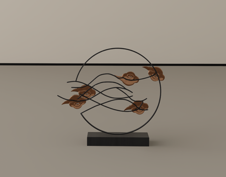 雕塑摆件su模型