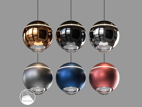  LampsShop 组合小吊灯3d模型 