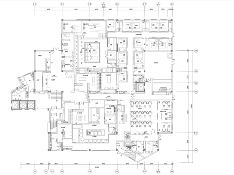 汤泉水疗洗浴会所 最新全套施工图合集cad施工图
