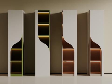  现代柜子 造型柜3d模型 