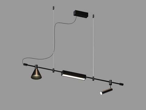  LampsShop 办公吊灯3d模型 