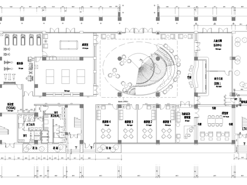 1200平娱乐会所   最新平面施工图合集cad施工图