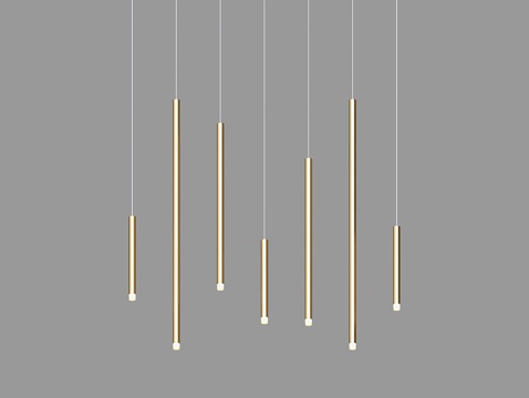  LampsShop 轻奢吊灯3d模型 