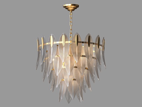  LampsShop 轻奢吊灯3d模型 