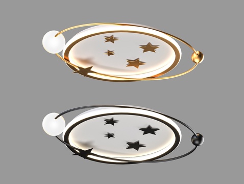  LampsShop 轻奢吸顶灯3d模型 