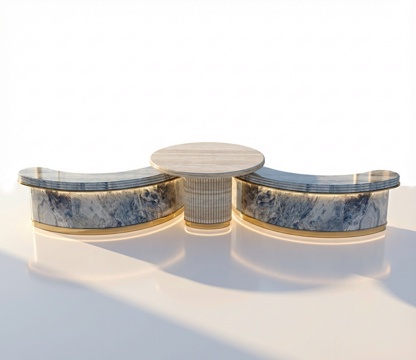  异形前台 水吧台2014vr3d模型 