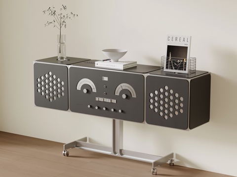 现代意式边柜 法式边柜 玄关柜su模型