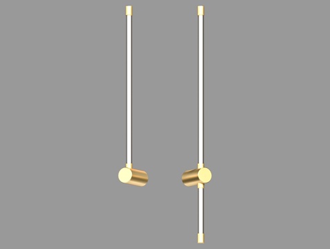  LampsShop 轻奢壁灯3d模型 