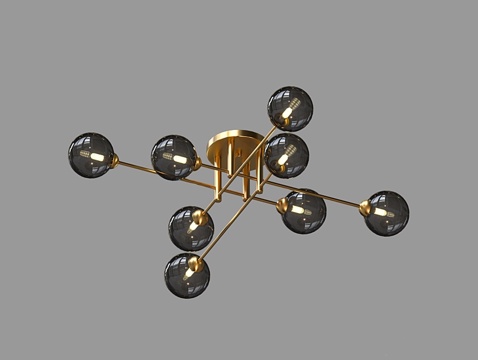  LampsShop 多头吊灯3d模型 