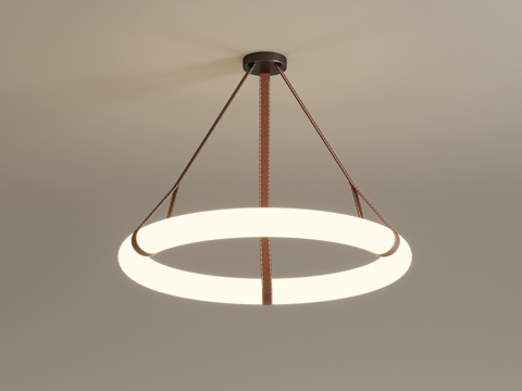 现代意式吊灯 客厅吊灯su模型