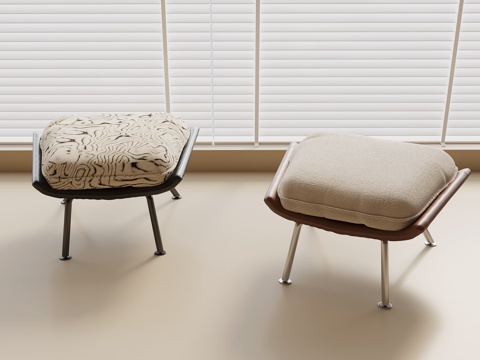  现代凳子 沙发凳3d模型 