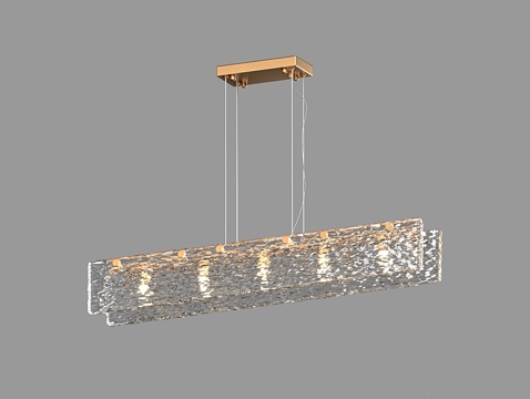  LampsShop 磨砂玻璃吊灯3d模型 