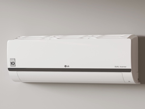  现代空调 壁挂空调3d模型 