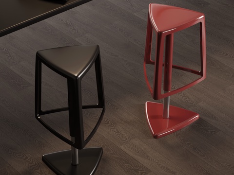 现代吧凳免费3d模型