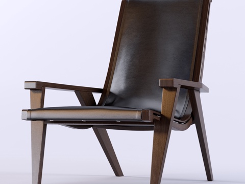  现代休闲椅子3d模型 