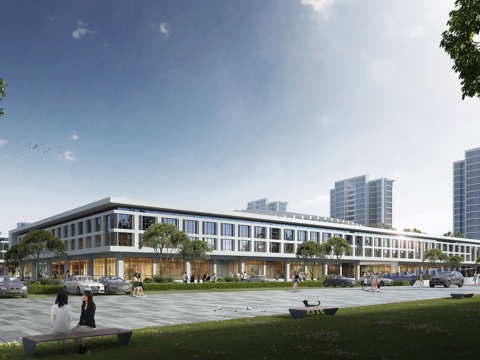  现代 住宅 商业街 小区住宅3D模型3d模型 