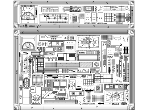健身运动场地消防登高面跑道铺装地面图案CAD图块图库cad施工图