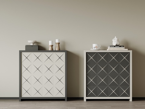  现代斗柜 装饰柜3d模型 