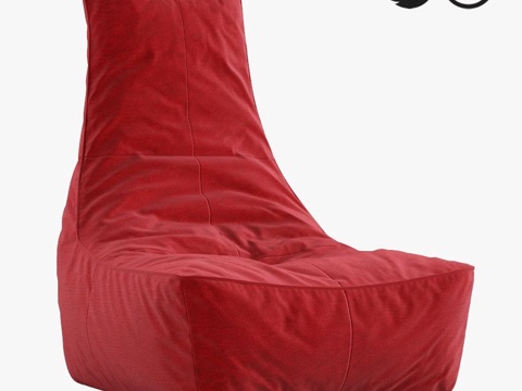  现代布袋休闲椅3d模型 