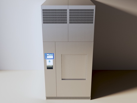  双扉高压锅  灭菌柜3d模型 