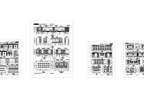 洗浴水疗会所休息厅室内装饰CAD施工图集cad施工图