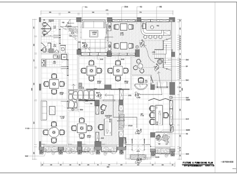  茶楼 茶馆  最新全套施工图合集cad施工图 