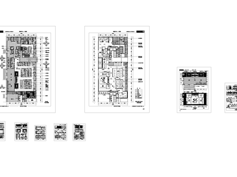 医疗体检中心室内装饰CAD施工图全套cad施工图