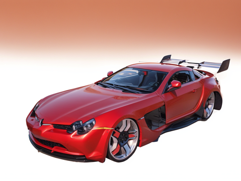  汽车su模型 