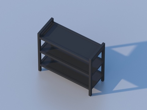  架子 货架 置物架3d模型 