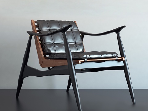  现代休闲椅子3d模型 