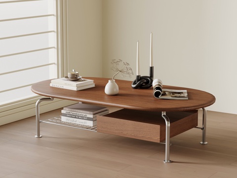 中古风茶几su模型