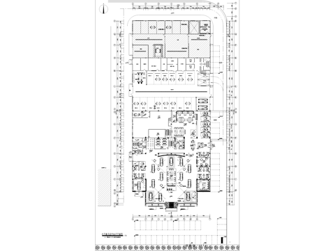 汽车4S店室内工装CAD施工图cad施工图