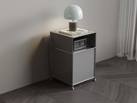 现代置物架 装饰架su模型