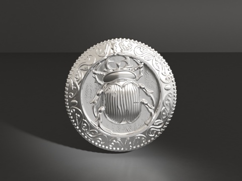  昆虫胸针3d模型 