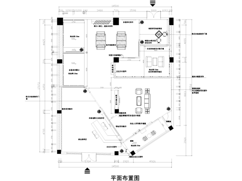 德威地板专卖店室内工装CAD施工图cad施工图