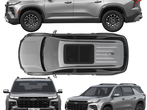  雪佛兰Z71suv2024款汽车3d模型 