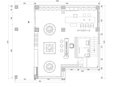 茶楼 茶馆  最新平面施工图合集cad施工图