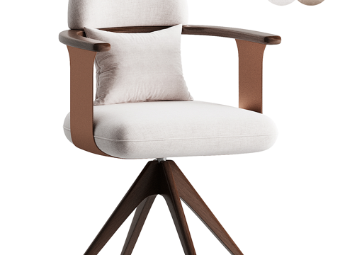  现代CARPANESE办公椅3d模型 