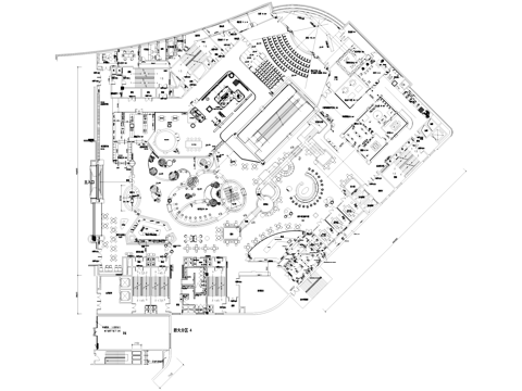 室内儿童游乐中心平面图CAD施工图cad施工图
