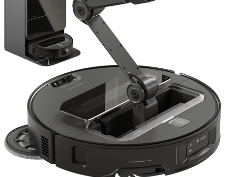  现代saros扫地机器人3d模型 