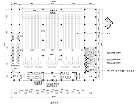 保龄球馆运动中心室内装饰CAD施工图集cad施工图