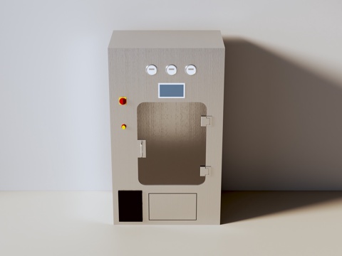  汽化过氧化氢传递窗3d模型 