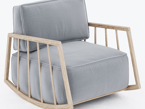  现代休闲椅子3d模型 