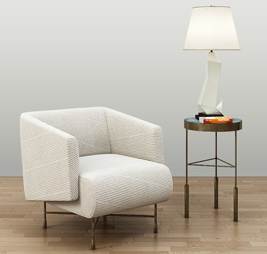  现代休闲椅子3d模型 