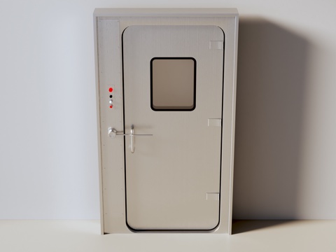  充气式密闭门3d模型 