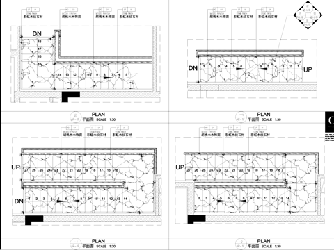 楼梯间大样详图cad施工图