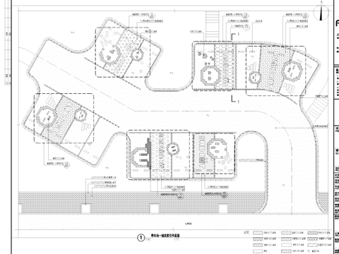 商业街停车场平面CAD施工图cad施工图
