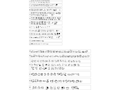 沙发茶几桌椅床品厨卫柜子工装CAD综合图库cad施工图