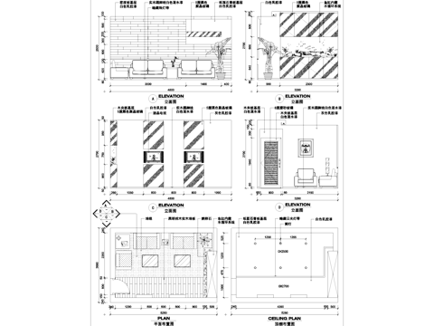 咨询室室内装饰CAD施工图cad施工图