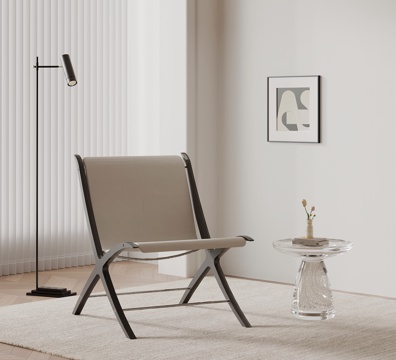 现代双人沙发 布艺休闲沙发su模型